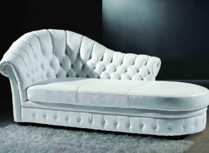 Chesterfield Chaise Lounge Lounger Chaise Living room Couch Sofa Lounge